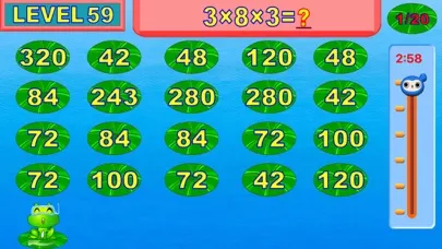 Captures d'écran de pupils mental arithmetic - fifth semester