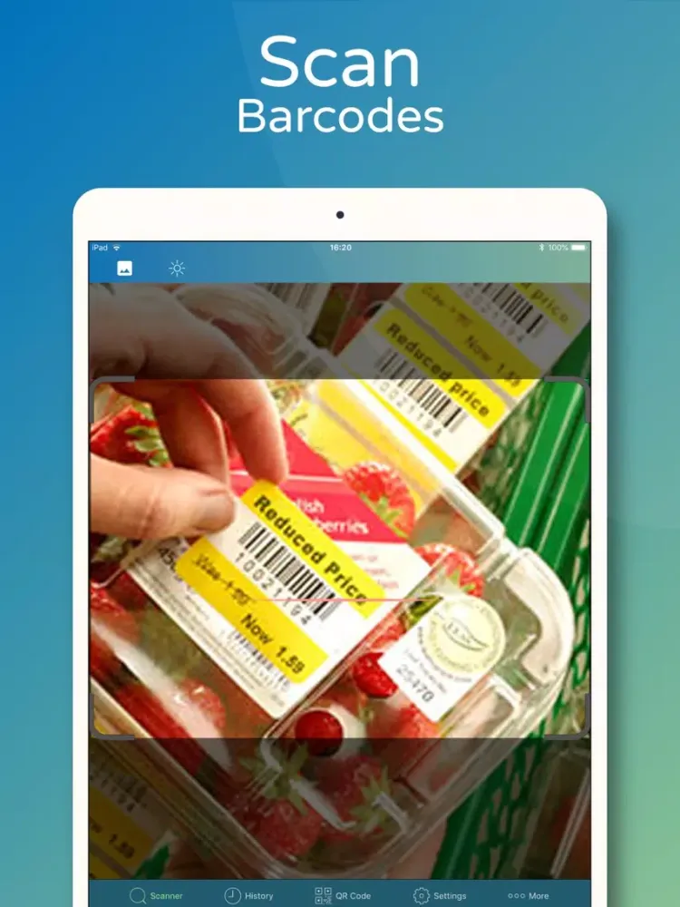 Capturas de pantalla de QR Code Reader .. iPad 