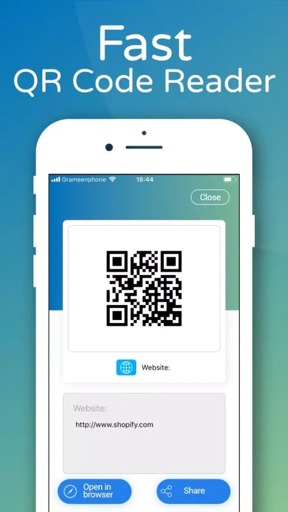 Capturas de pantalla de QR Code Reader ..
