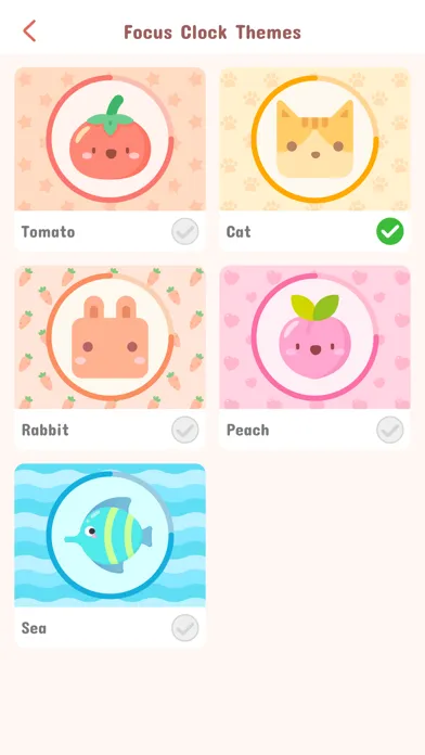 Meow Clock - Keep focused Screenshots