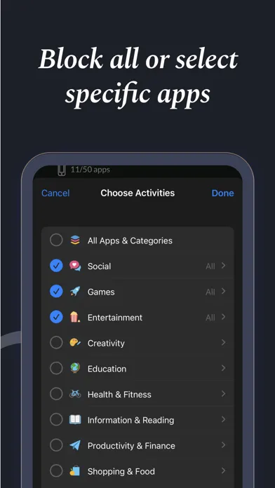 Focus Lock: Block Apps & Focus 스크린샷