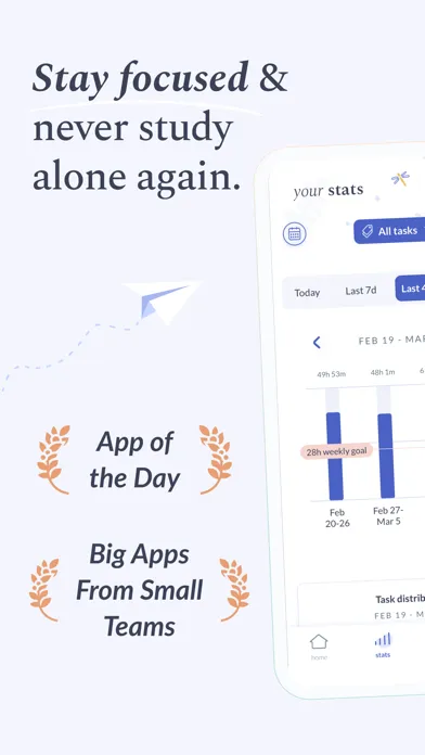Capturas de tela do Flipd: focus & study timer