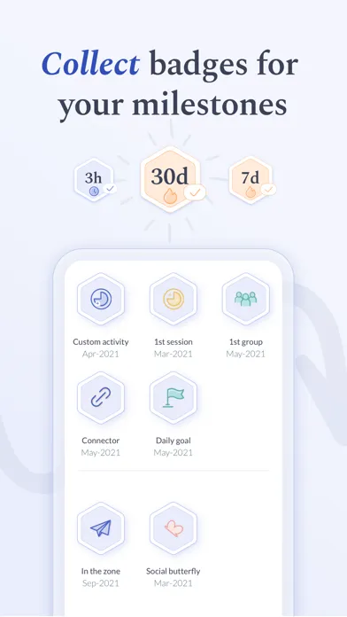 Capturas de tela do Flipd: focus & study timer