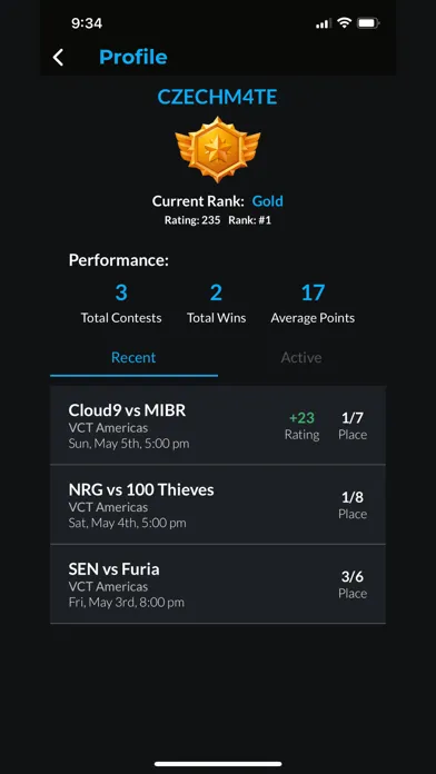 Captures d'écran de FlipFlop Fantasy Sports