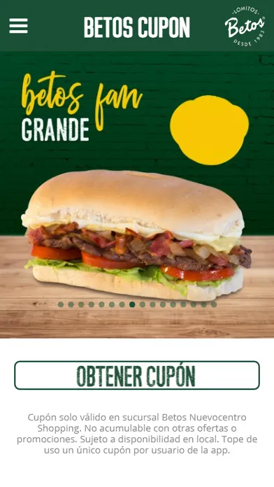 Скриншоты Betos Cupón