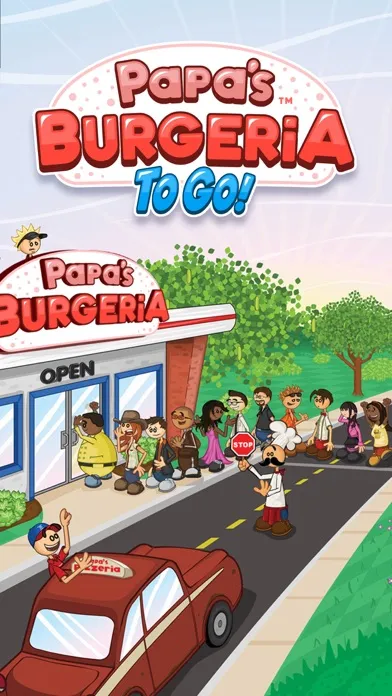 Captures d'écran de Papa's Burgeria To Go!