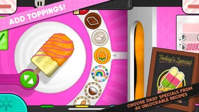 Capturas de tela do Papa's Paleteria To Go!