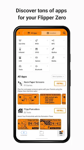 Flipper Mobile App Screenshots