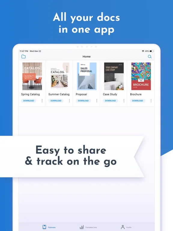 FlippingBook iPad  Screenshots
