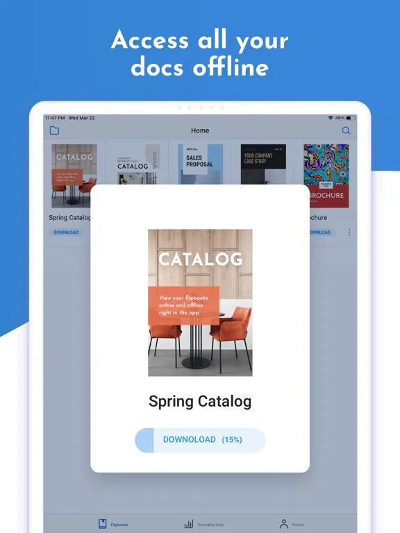 FlippingBook iPad  Screenshots
