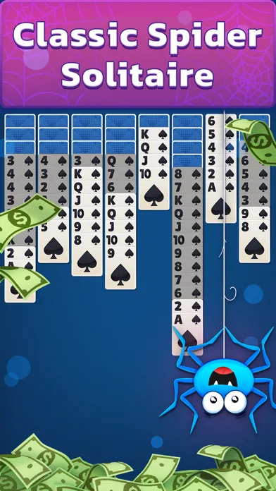 Spider Solitaire: Cash Games应用截图