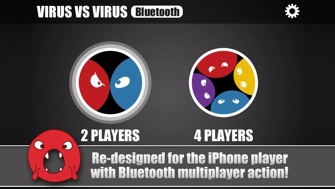 Virus Vs. Virus Bluetooth（multiplayer versus game collection）應用截圖