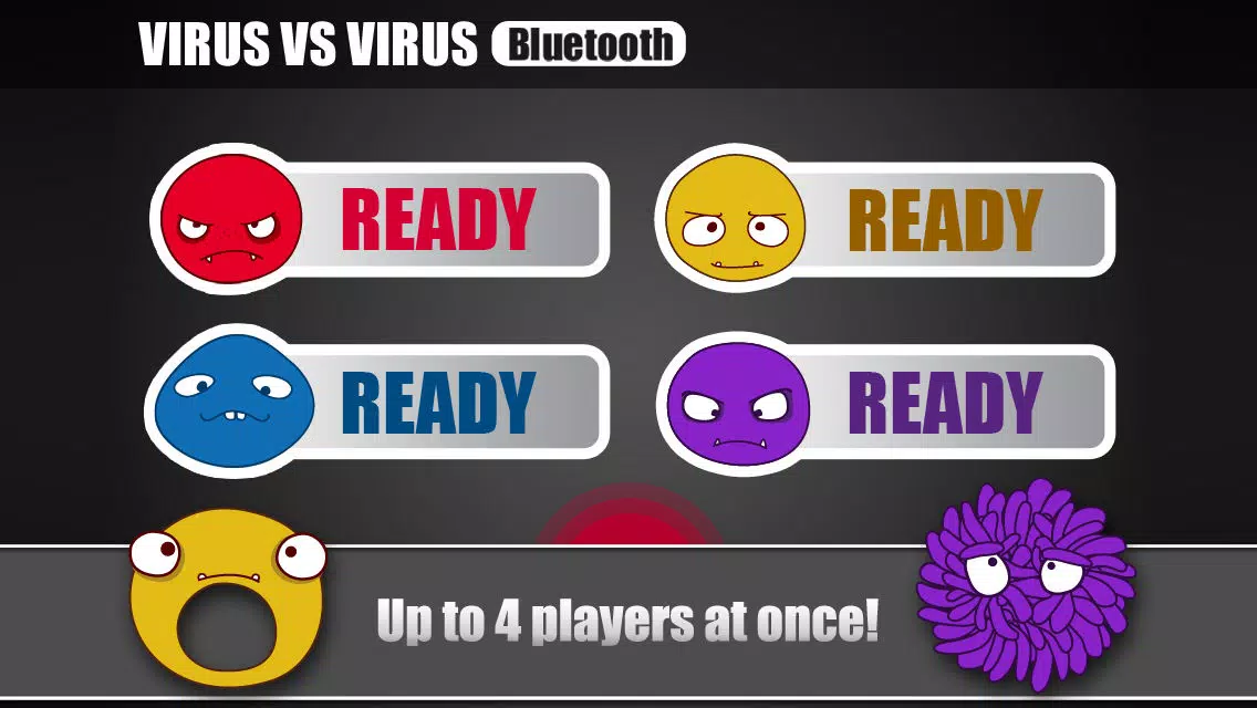 Virus Vs. Virus Bluetooth（multiplayer versus game collection）應用截圖