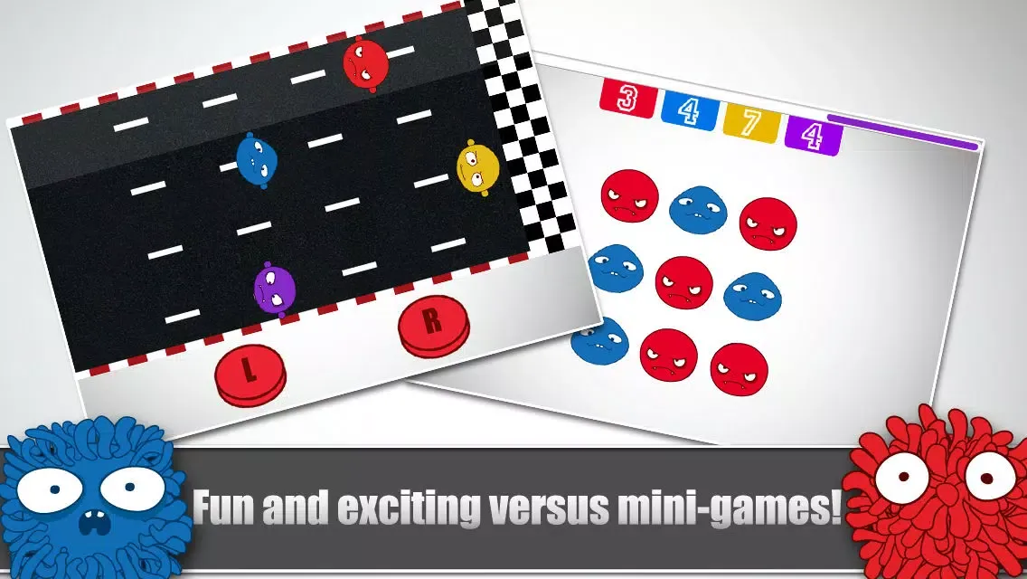 Virus Vs. Virus Bluetooth（multiplayer versus game collection） 스크린샷