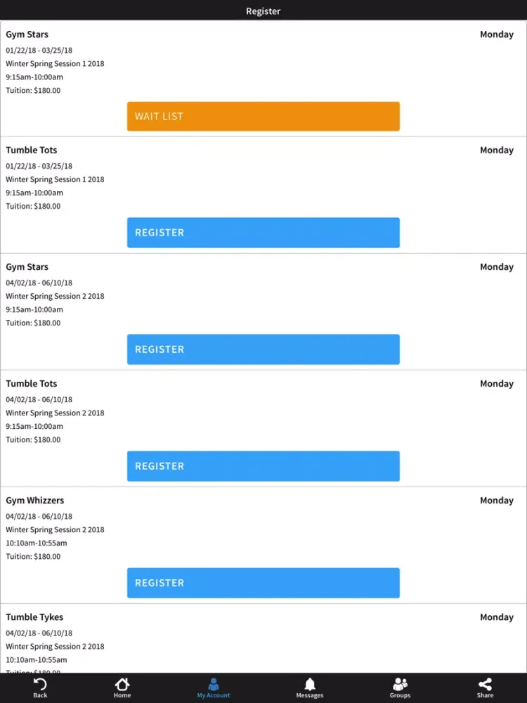 Flips Gymnastics iPad  Screenshots