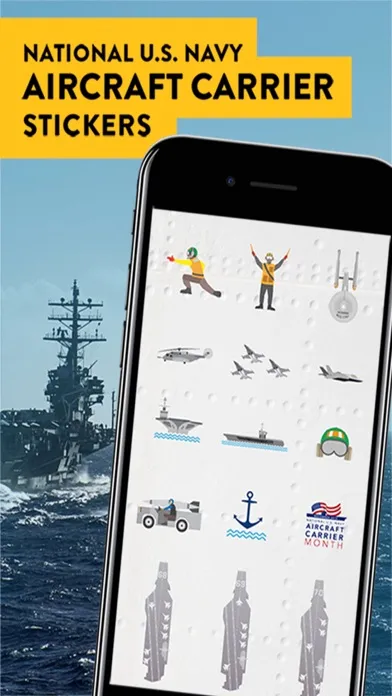 Capturas de tela do Aircraft Carrier Stickers