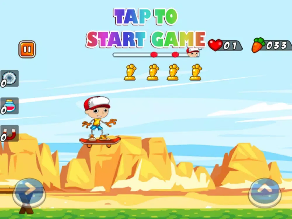 Flip Skater Race With Ryan Run iPad  스크린샷