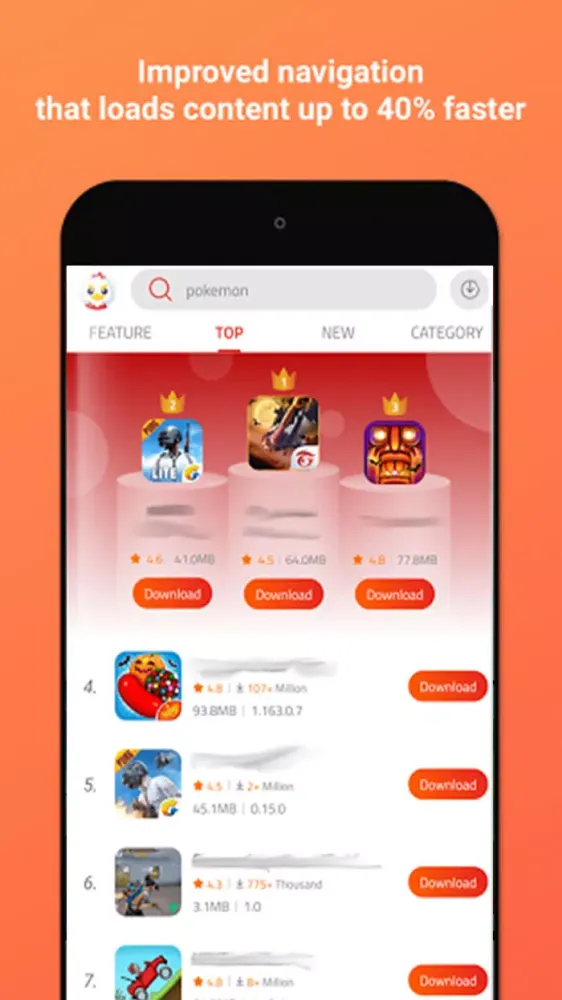 Aptoidé Apps for APK Screenshots