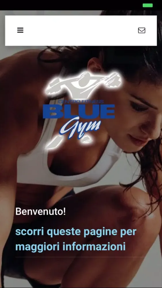 Tangkapan skrin BlueGym Monterotondo