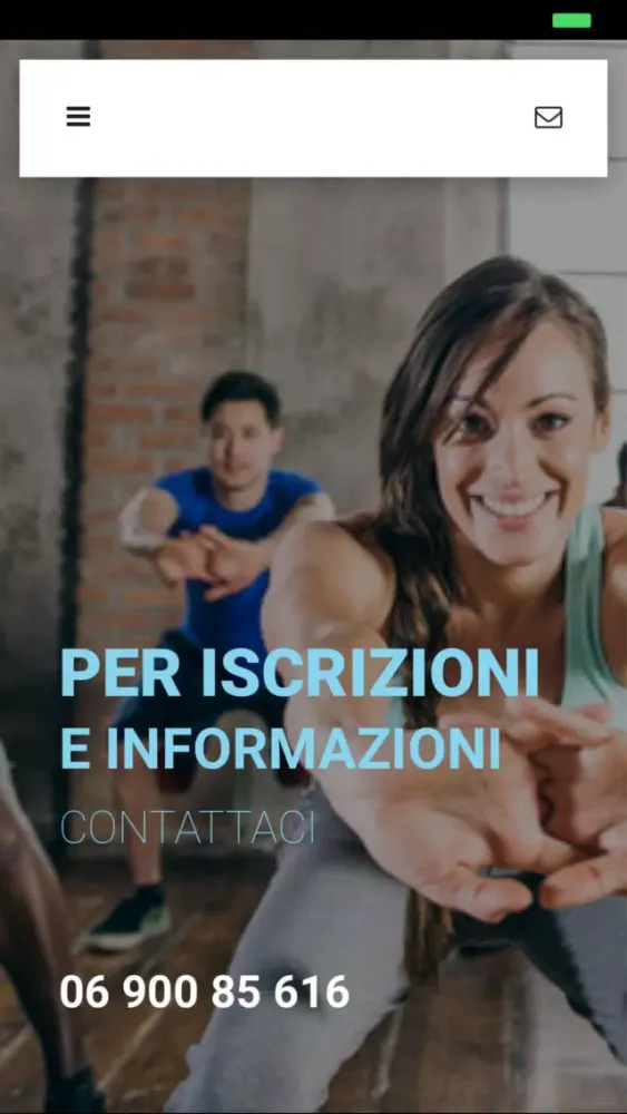 Tangkapan skrin BlueGym Monterotondo
