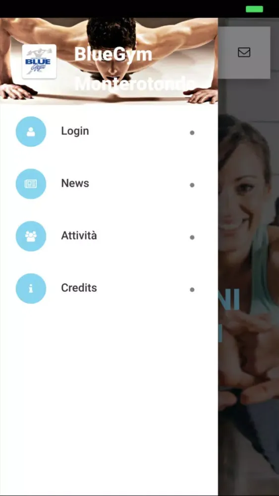 Tangkapan skrin BlueGym Monterotondo
