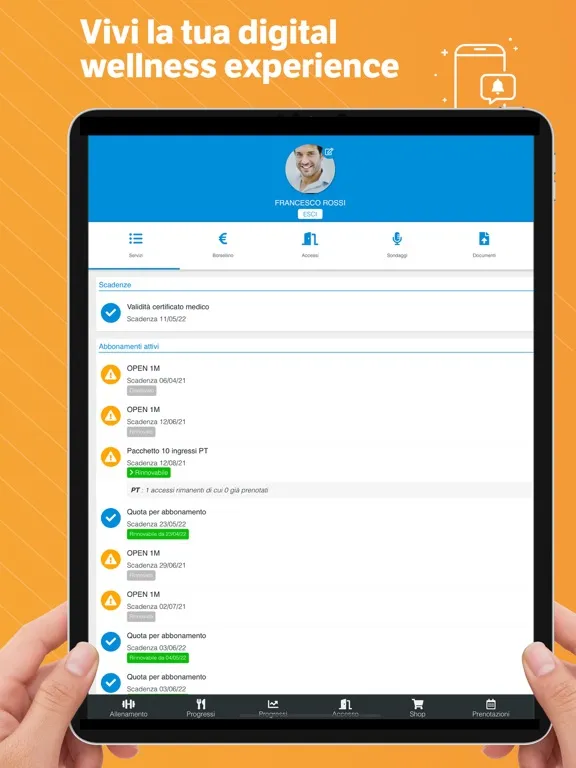 Wellness in Cloud iPad  স্ক্রিনশট