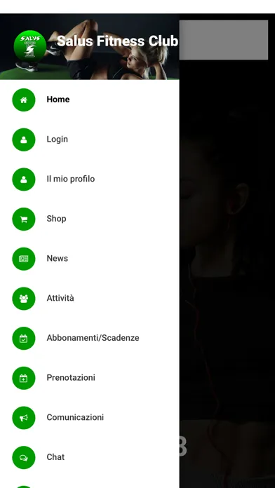 Salus Fitness Club Ekran Görüntüleri