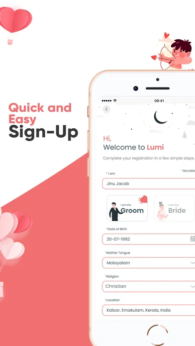 Zrzuty ekranu Lumi Matrimony | Marriage App