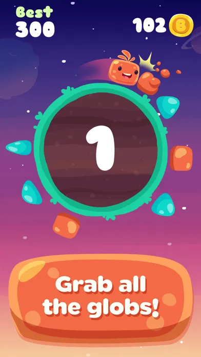 Glob Trotters - Endless Arcade Blobber スクリーンショット