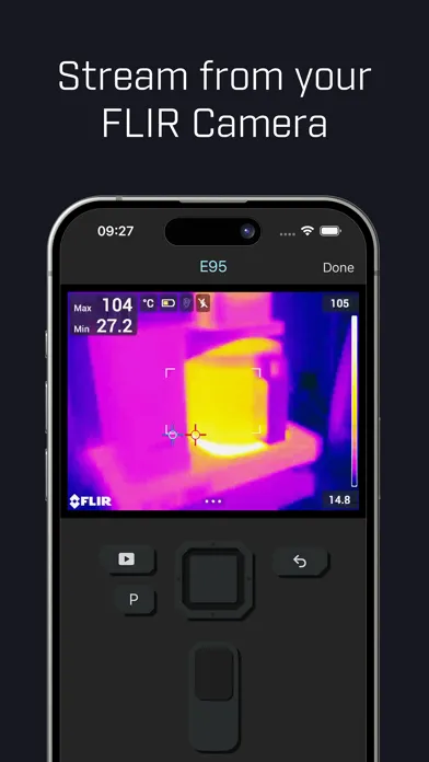 Captures d'écran de FLIR Tools