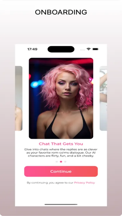 Captures d'écran de Flirta AI: Chat Friend