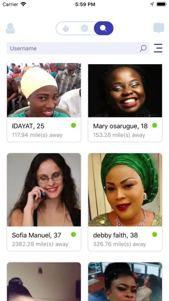 Ảnh chụp màn hình của Flirt Naija - Nigeria Dating