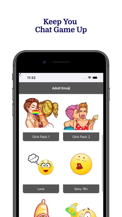 Tangkapan layar Adult Emoji Dirty: Flirtycon