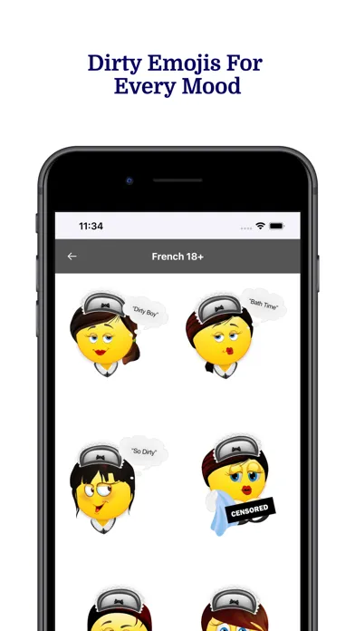 Tangkapan layar Adult Emoji Dirty: Flirtycon