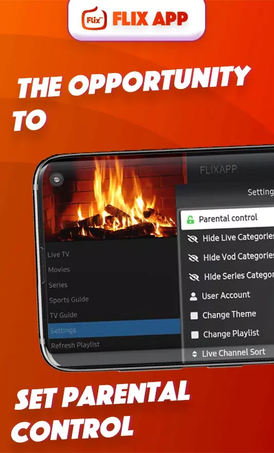 Flix IPTV – IPTV Player m3u Ekran Görüntüleri