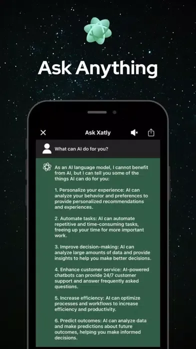 Ảnh chụp màn hình của Chat with Xatly AI