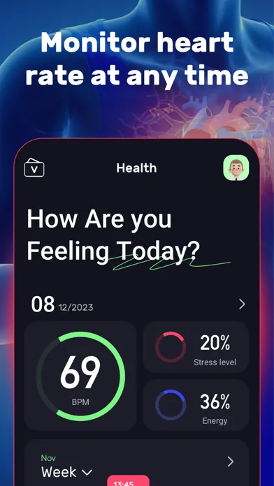 BetterMe：Heart Health Monitor Screenshots