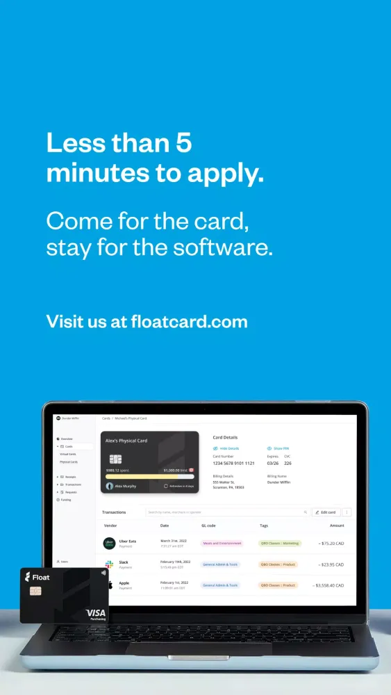 Screenshot di Float