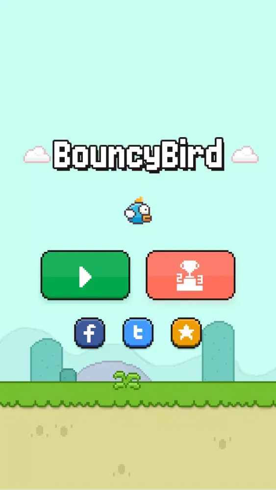 Capturas de tela do Bouncy Bird - An Impossible Game
