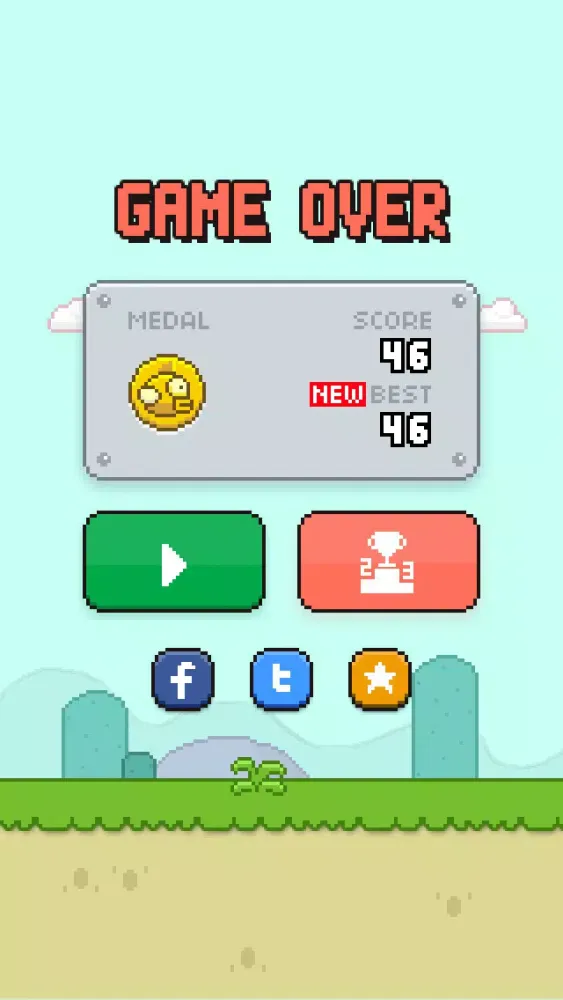 Capturas de tela do Bouncy Bird - An Impossible Game