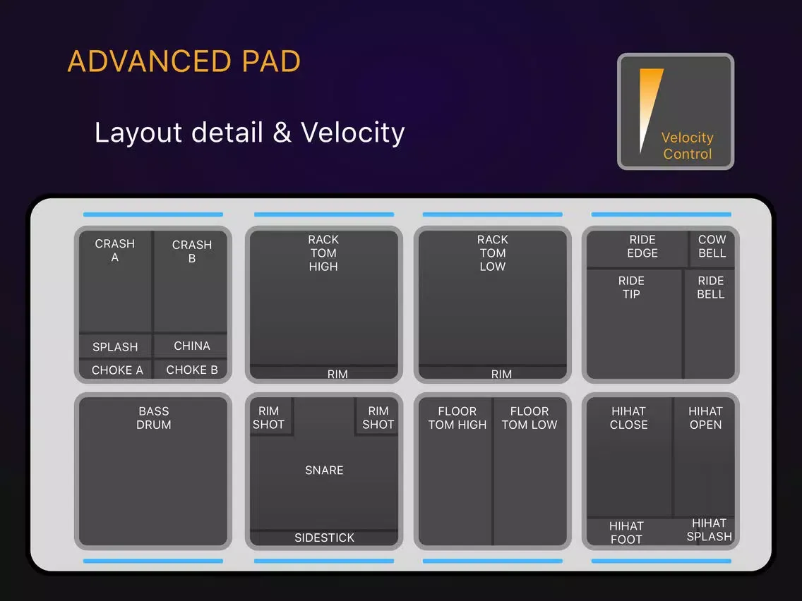 V Drum PRO iPad 应用截图