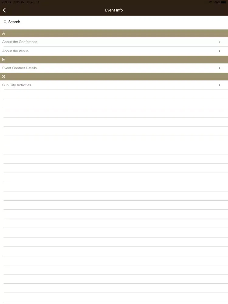 2019 PSG Conference iPad 应用截图