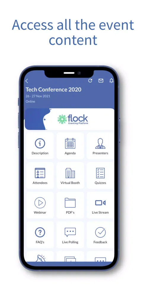 Ảnh chụp màn hình của Flock Events