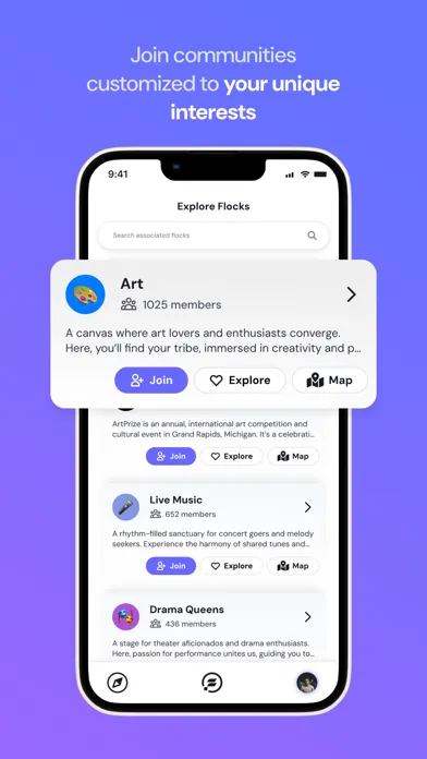 flockx: Live Activities Nearby Screenshots