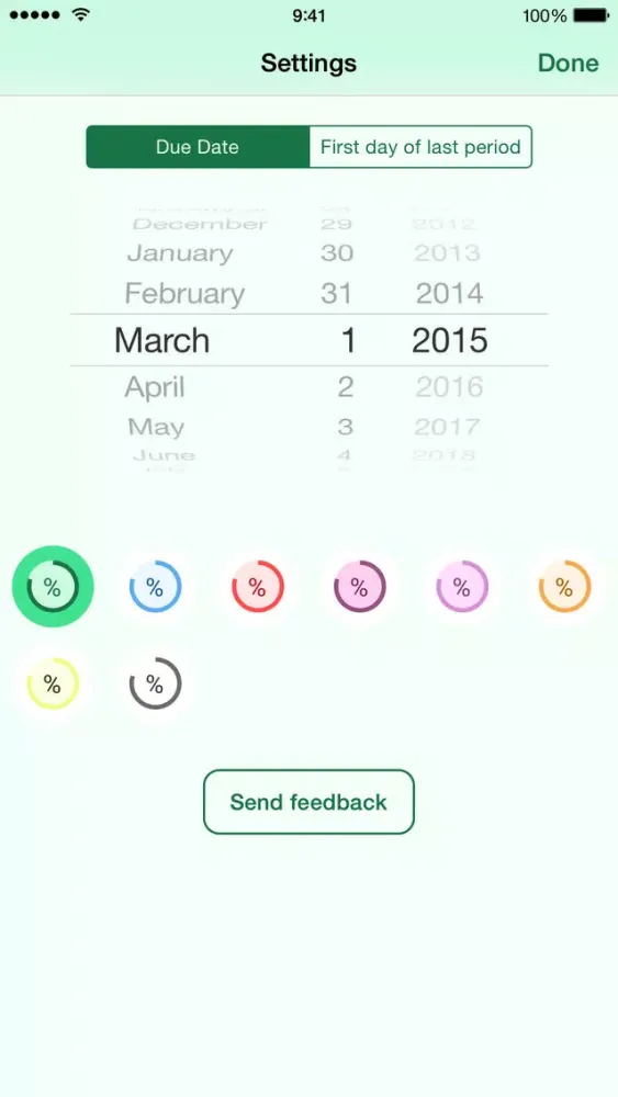 صور Krümel – Pregnancy progress tracker widget