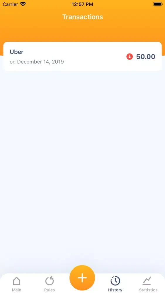 Capturas de tela do My Money Widget