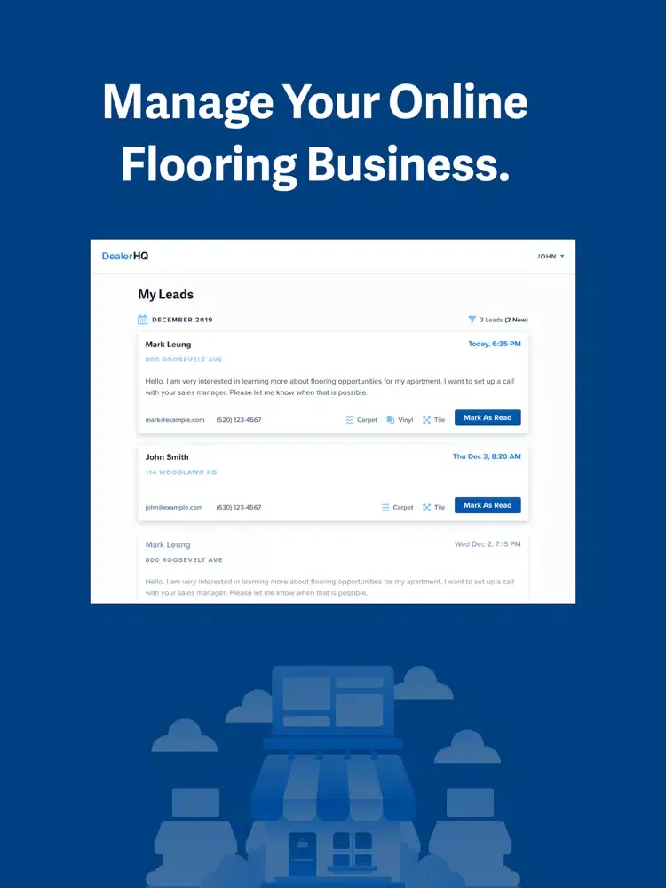 Captures d'écran de FloorForce DealerHQ iPad 