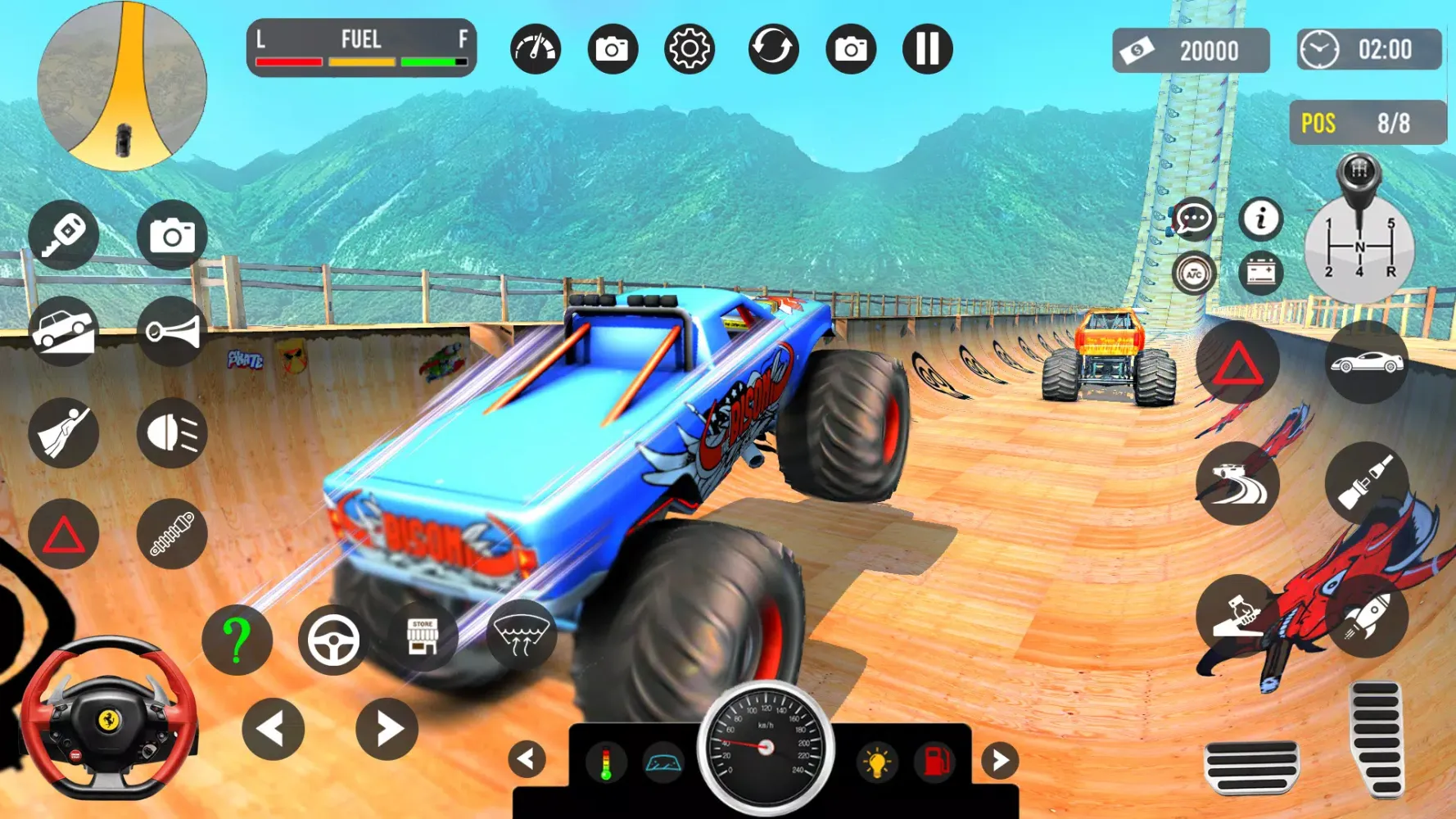 Zrzuty ekranu US Monster Truck Stunt Master