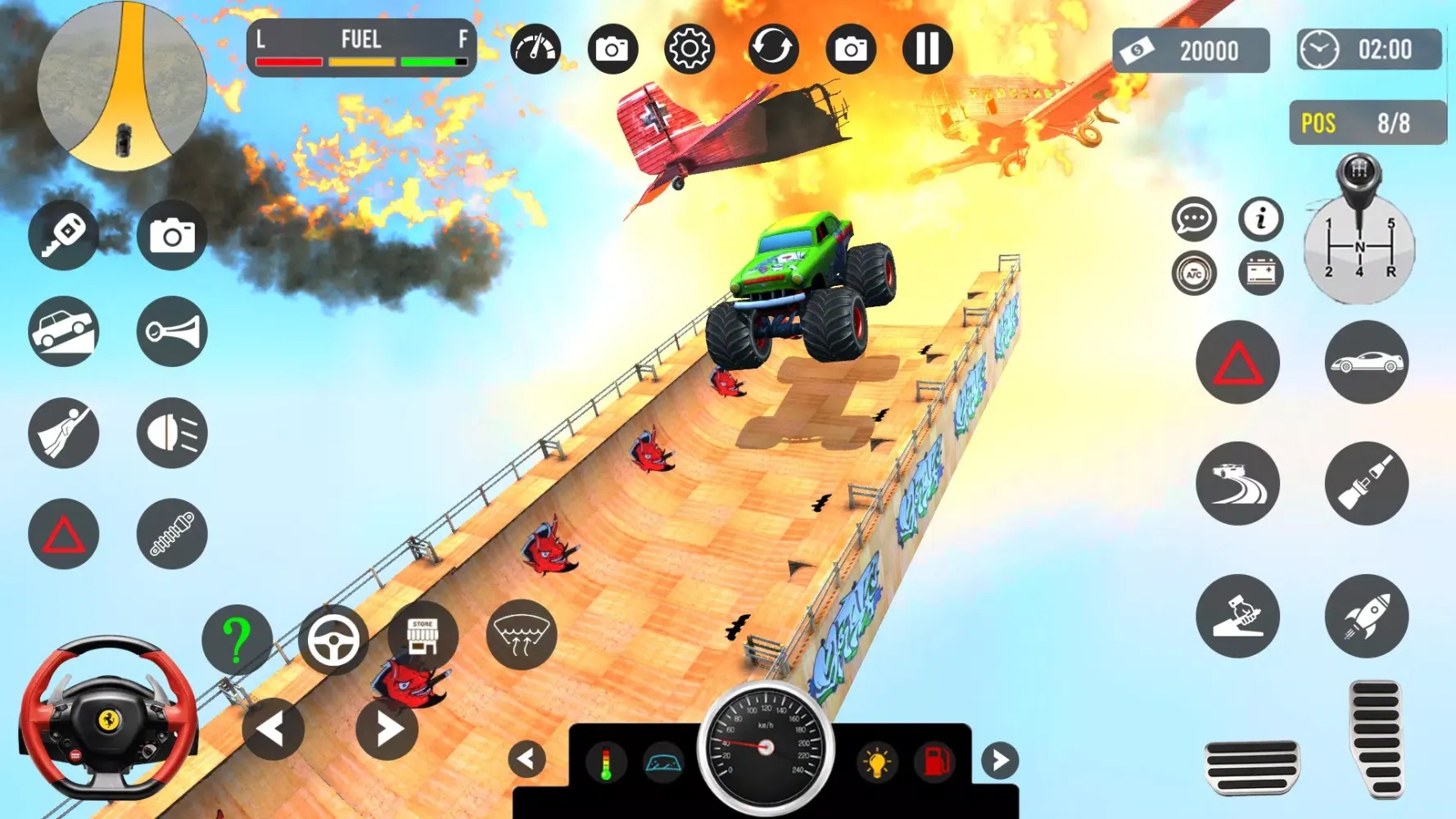 Zrzuty ekranu US Monster Truck Stunt Master