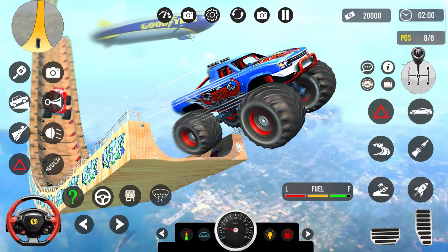 Zrzuty ekranu US Monster Truck Stunt Master